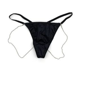 Victorias Very Sexy V-string with detachable Rhinestone chain